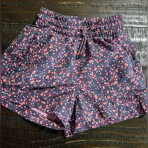 Athleta Girl Speckled Athletic Shorts, Size XS (6),